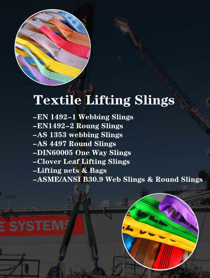 China Lifting Slings, Webbing Slings, Single Use One Way Slings,Round Slings,  Ratchet Tie Down Straps, Alloy Steel Chains, Chain Hoists/Blocks, G80 &  G100 Components, Slacklines, Safety Harness Belts, Manufacturer, Supplier,  Factory Prices
