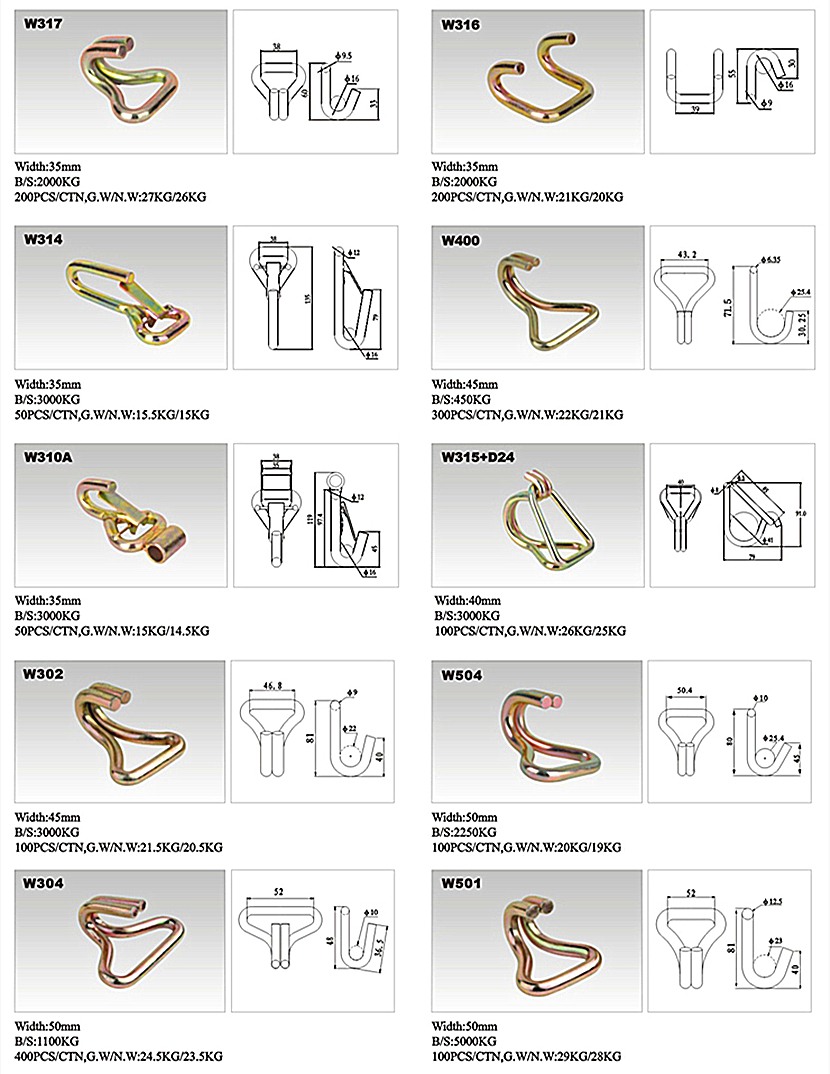 Ratchet-tie-down-strap-end-fittings-Wire-hooks2