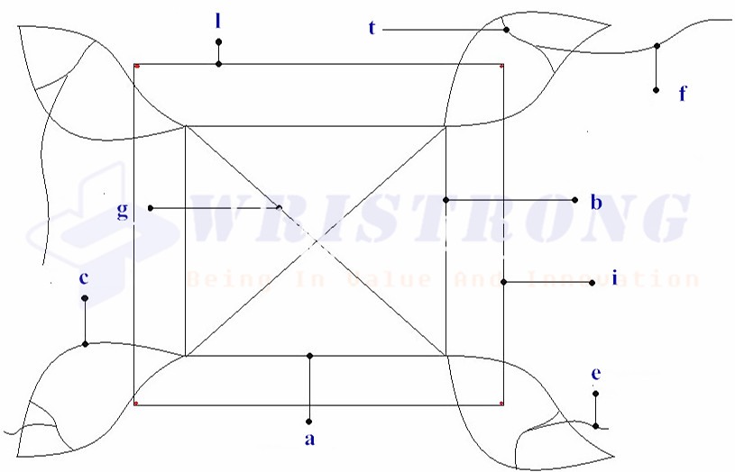 wristrong-clover-leaf-sling-drawing