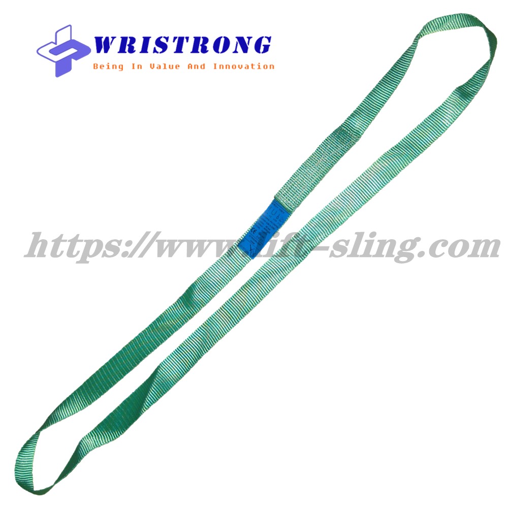Round Lifting Sling Endless Heavy Duty Polyester Green 12'